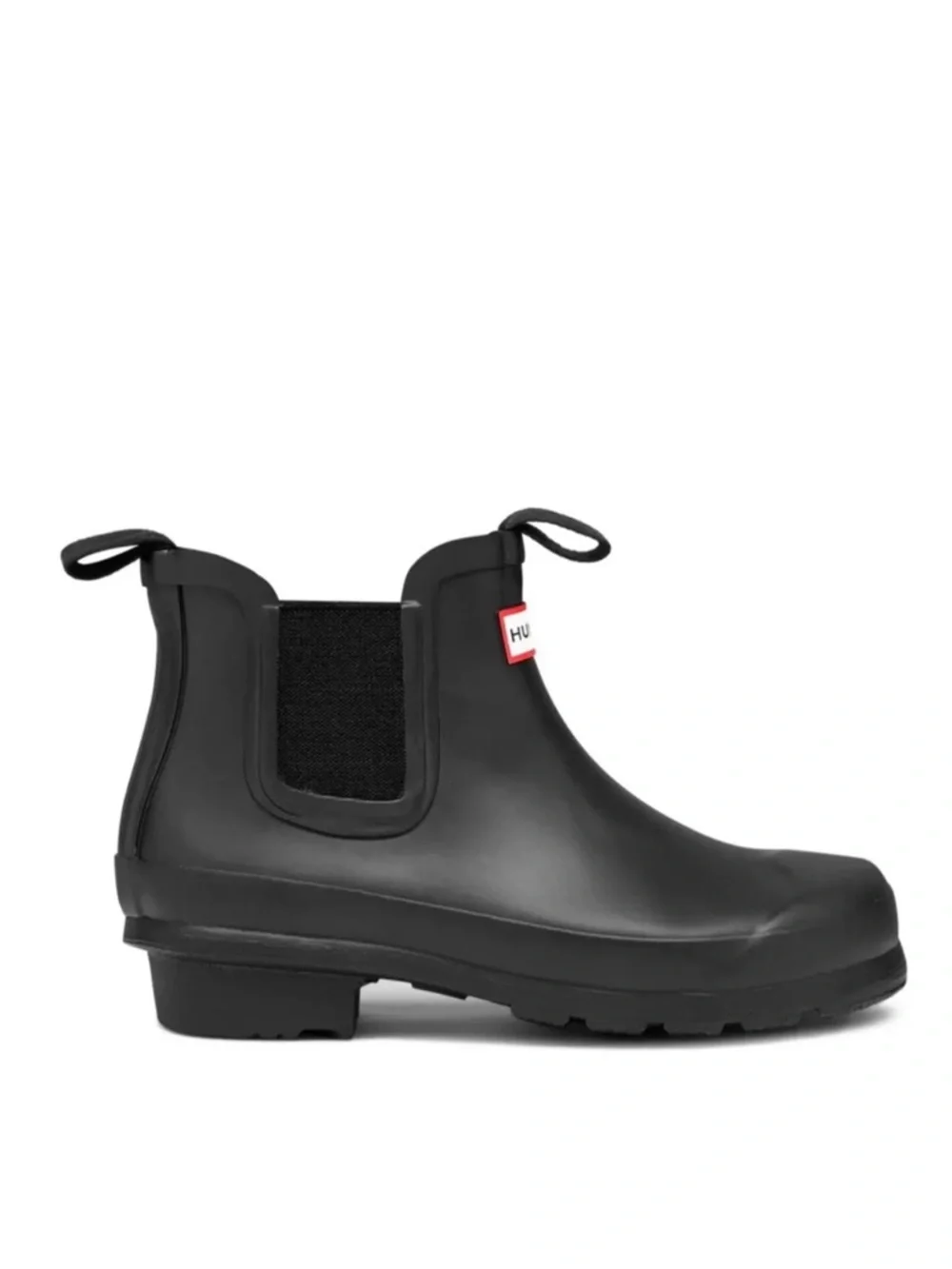 Hunter Kids Black Original Chelsea Waterproof Rain Boots—13C